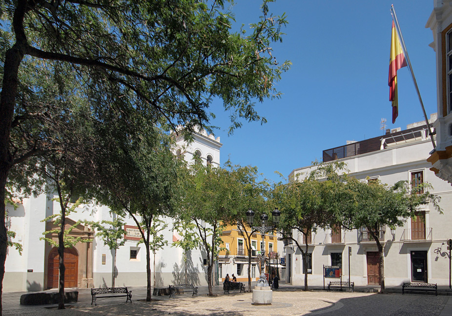 Plaza López de Ayala en Badajoz