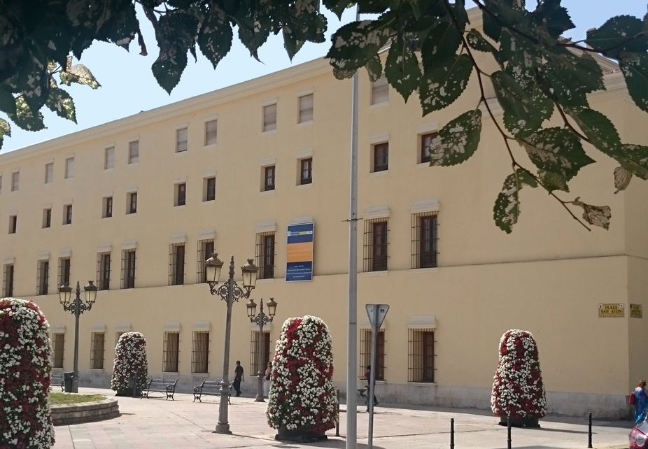 El hospital de San Sebastián en la plaza Minayo en Badajoz
