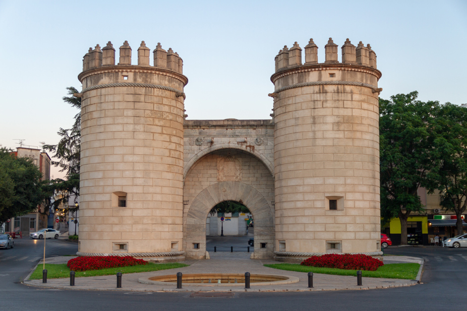 La puerta de Palmas en Badajoz