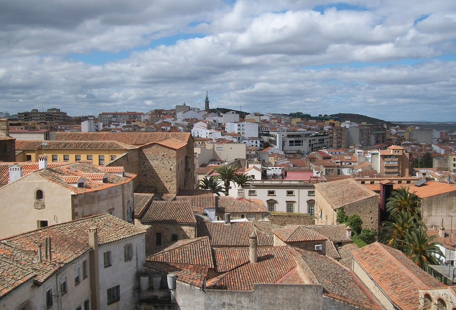 Cáceres desde la Iglesia de San Francisco Javier