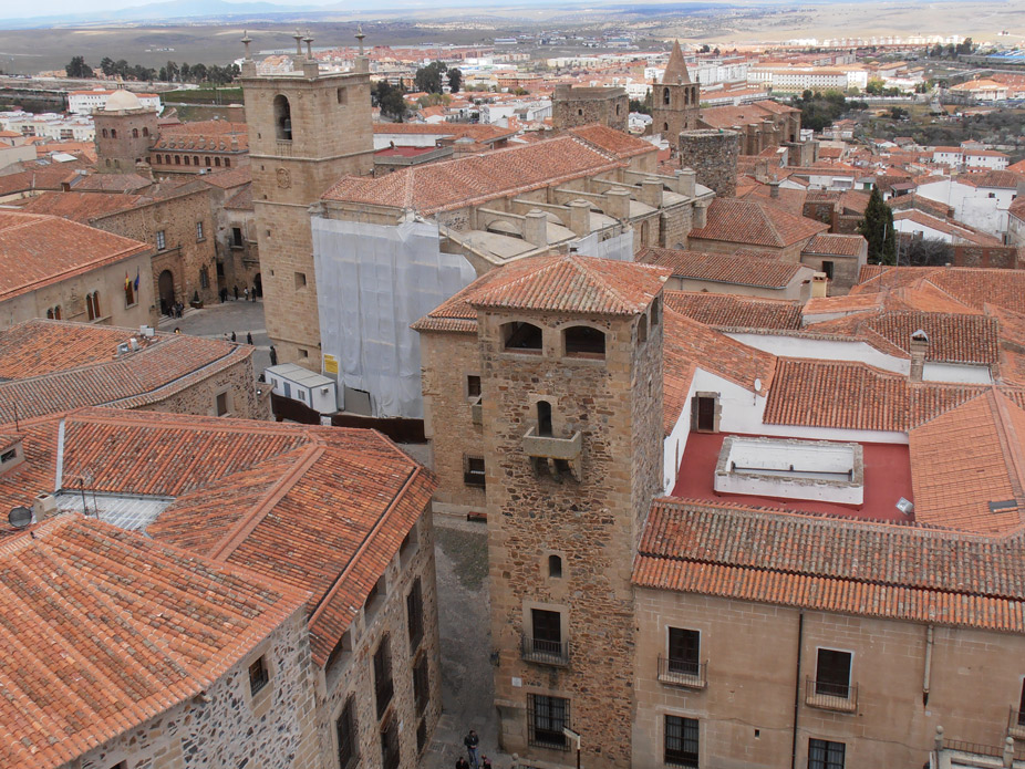 Cáceres desde la Iglesia de San Francisco Javier