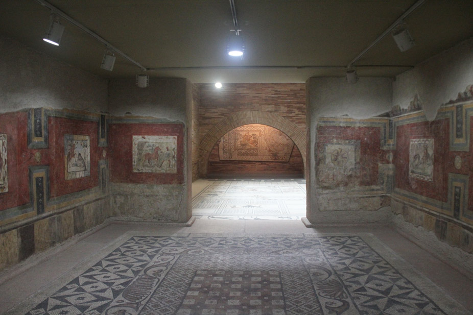 Mosaicos en el Museo Nacional de Arte Romano de Mérida