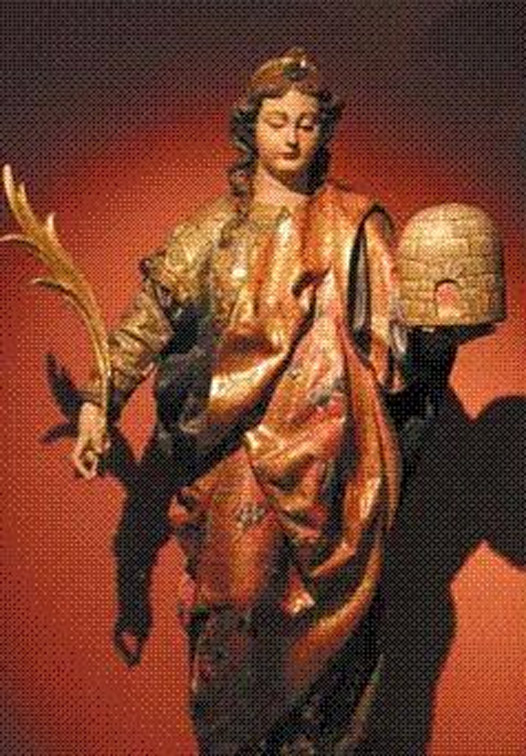 Santa Eulalia de Mérida, nacida en Augusta Emerita