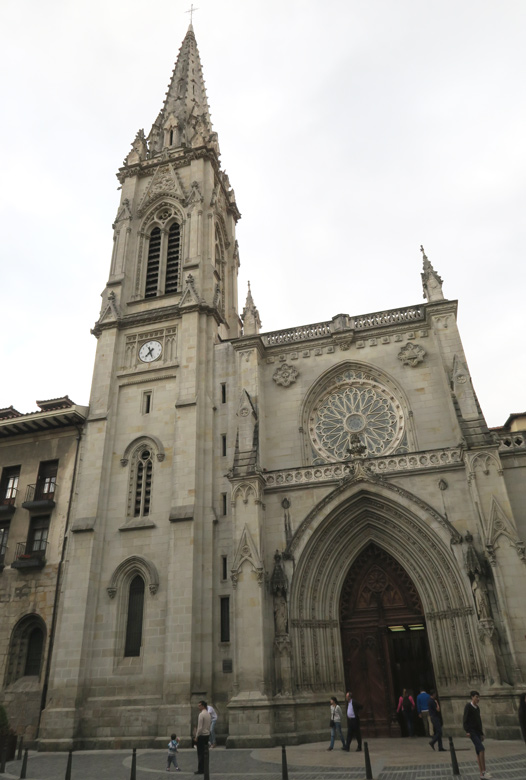 La catedral de Santiago en Bilbao