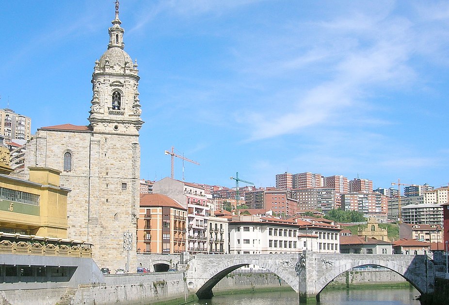 La iglesia de San Antón en Bilbao