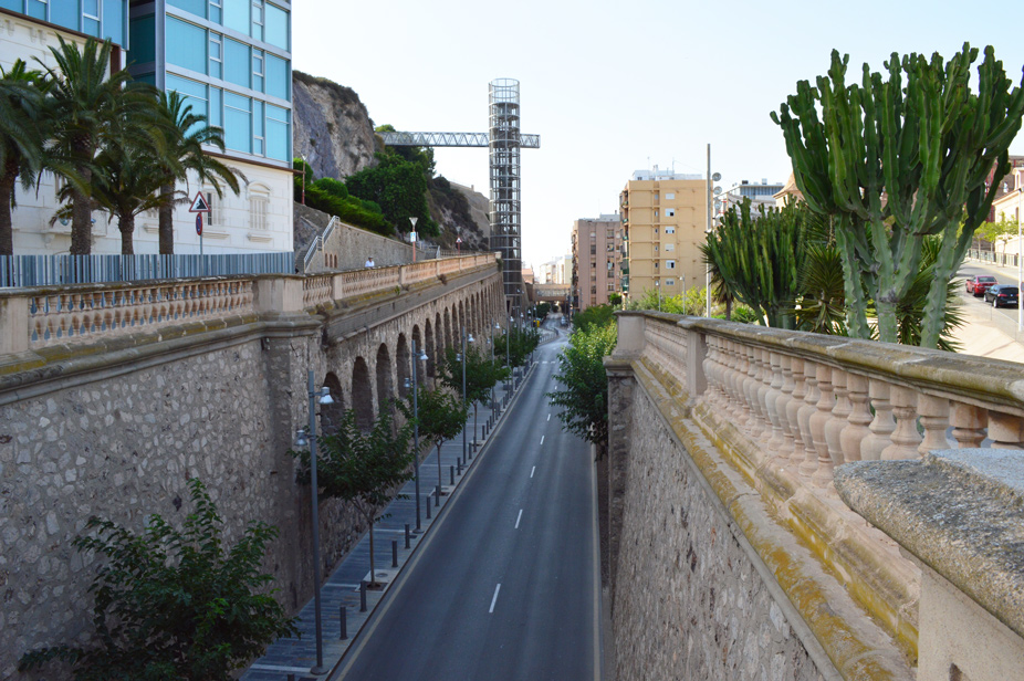 El ascensor panorámico de Cartagena