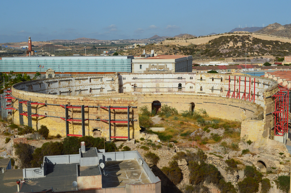 Ruinas del anfieatro romano de Cartagena
