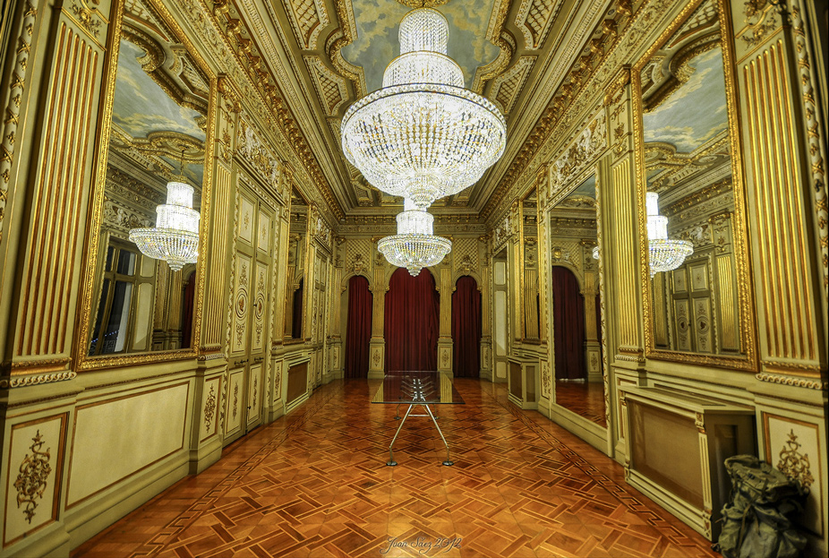 El salón de baile de la Casa Pedreño en Cartagena