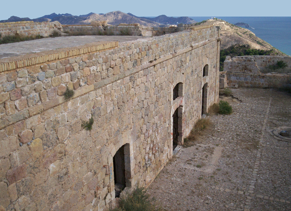 El castillo de la Atayala en cartagena