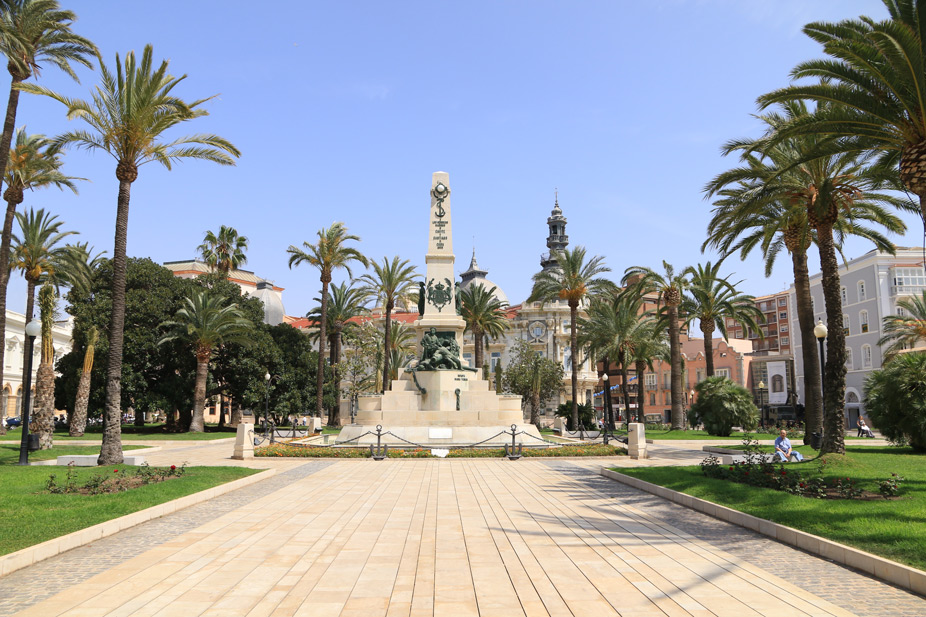 La plaza 'Heroes de Cavite' en cartagena