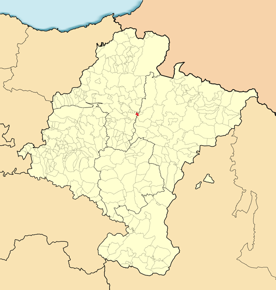 Burlada en el mapa de su comunidad