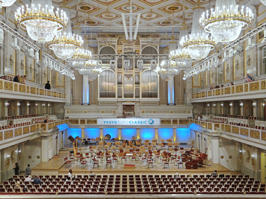 El Konzerthaus por dentro