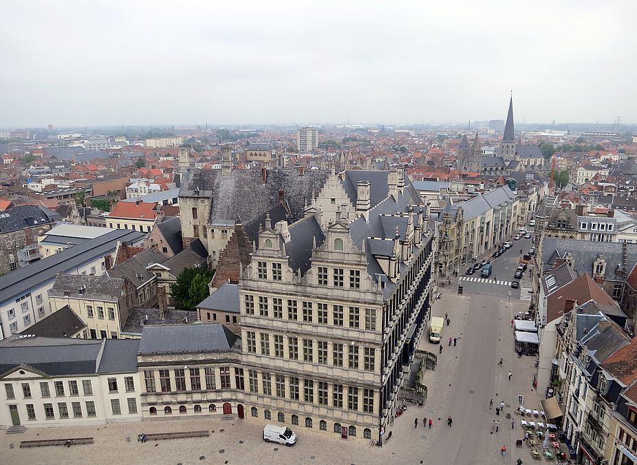 Vista de Gante desde Belfort