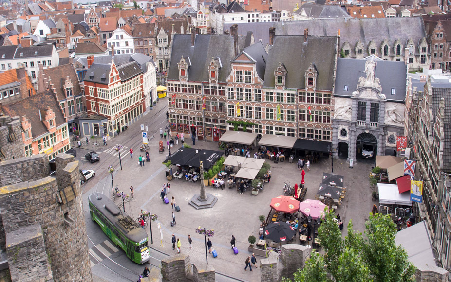 Gante desde el castillo