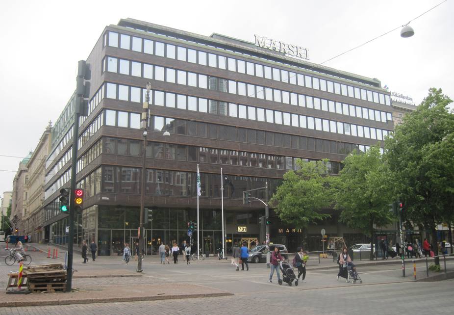 El Hotel Marski en la calle Mannerheimintie