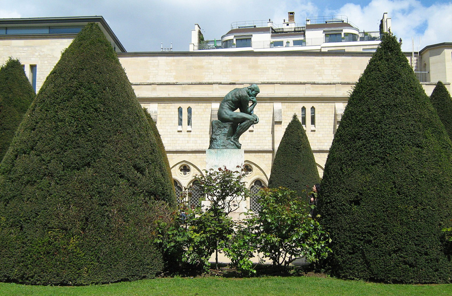 El Pensador en el jardín del Museo Auguste Rodin