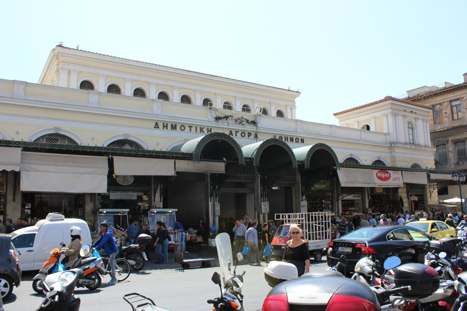 El Mercado Central de Atenas