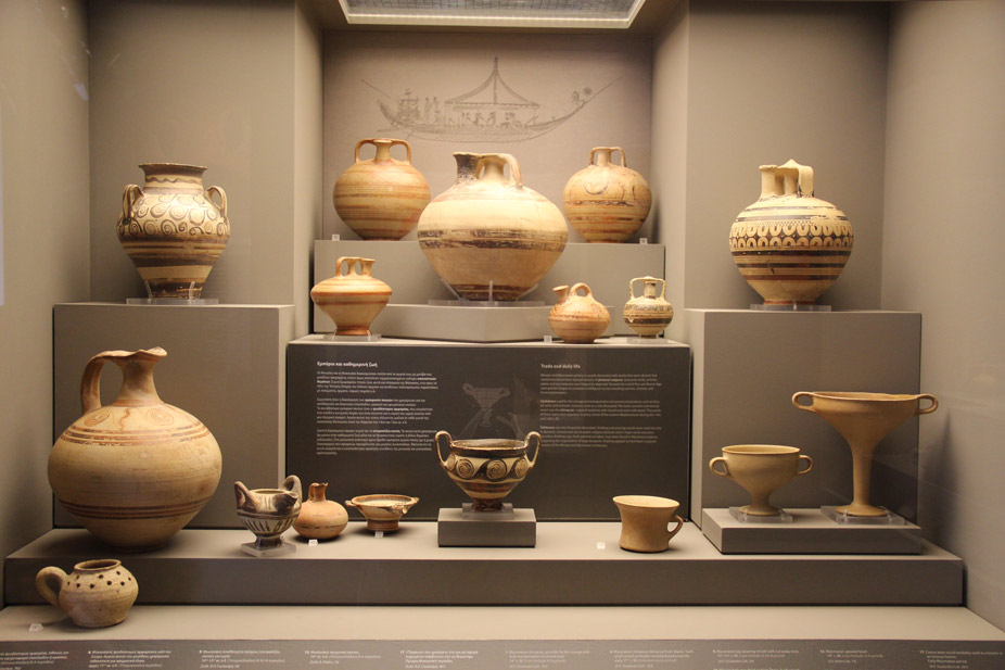 Galería de Arte Griego Antiguo en el Museo de Arte Cicládico