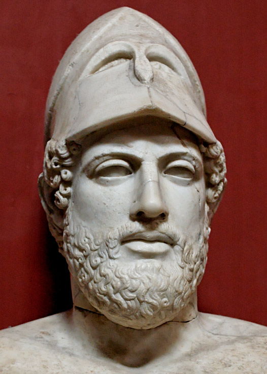 Pericles, nacido y fallecido en Atenas