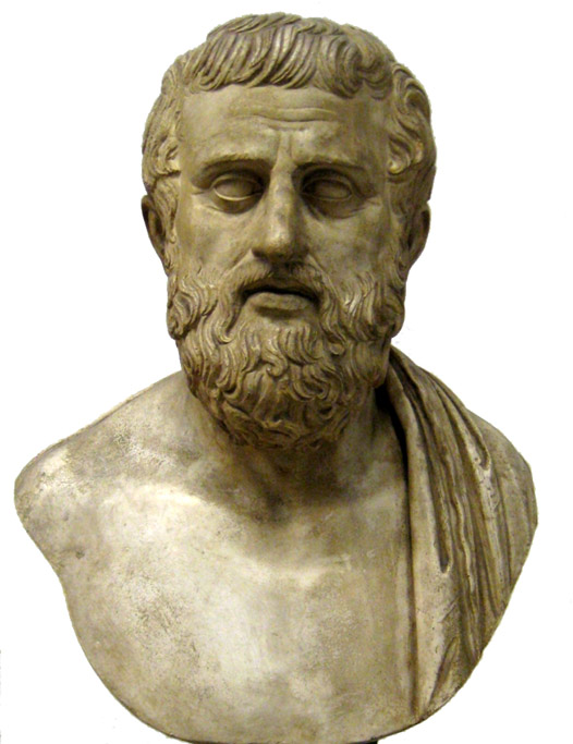 Sófocles, fallecido en Atenas