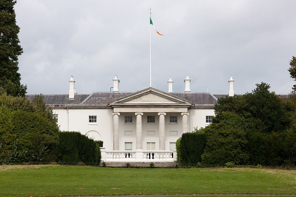 Áras an Uachtaráin en Dublín