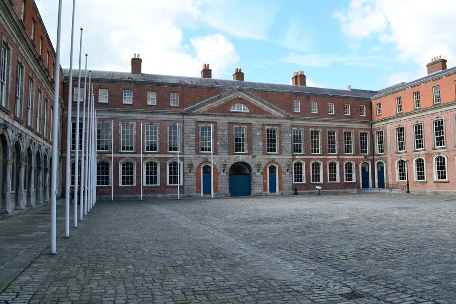 Patio del castillo de Dublín