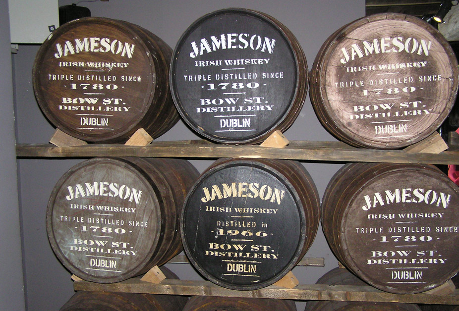 La destilería Jameson de Dublín