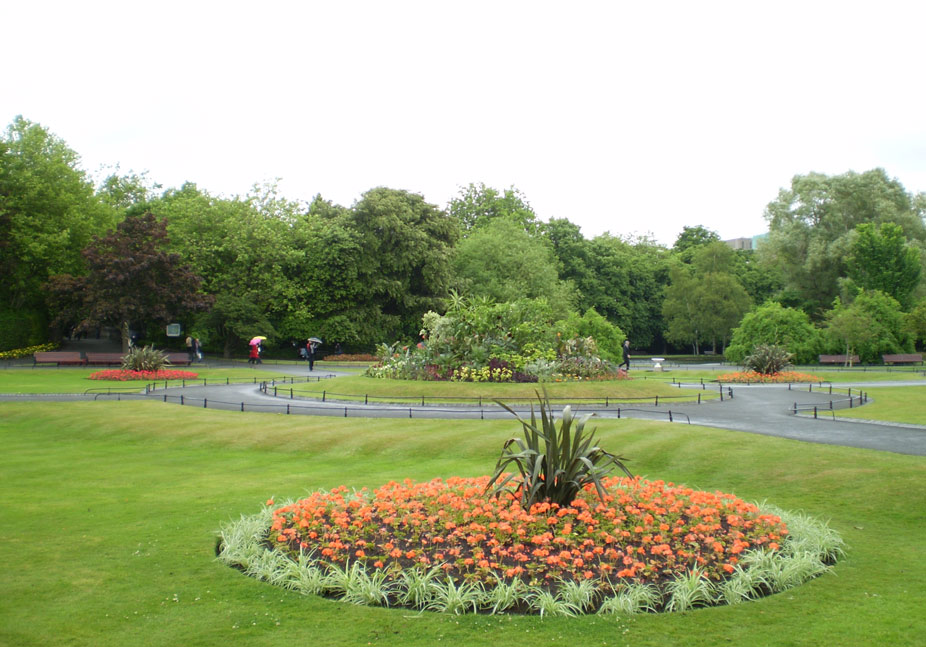 El parque St Stephen's Green en Dublín