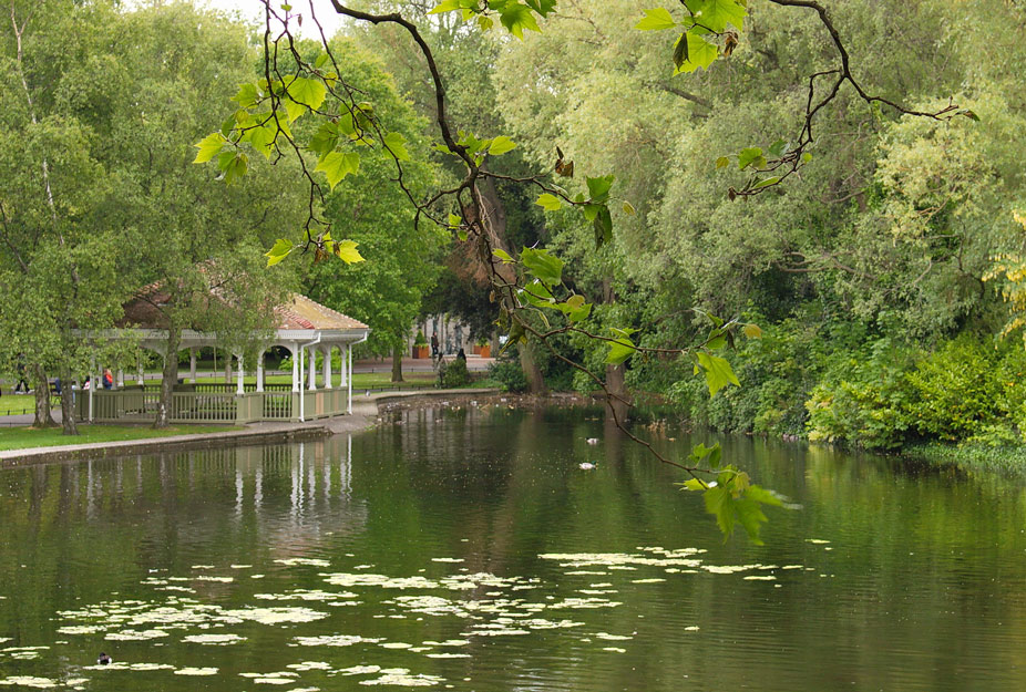 El parque St Stephen's Green en Dublín