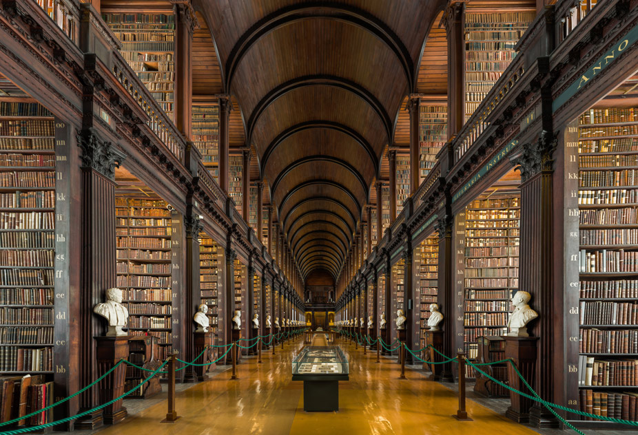 La biblioteca del Trinity College