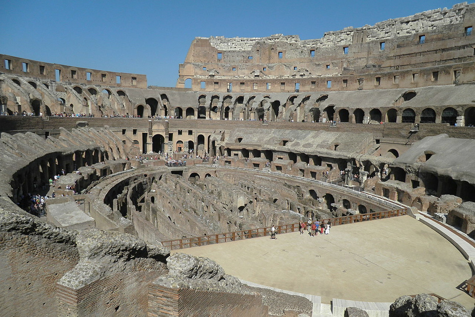 El Coliseo romano por dentro