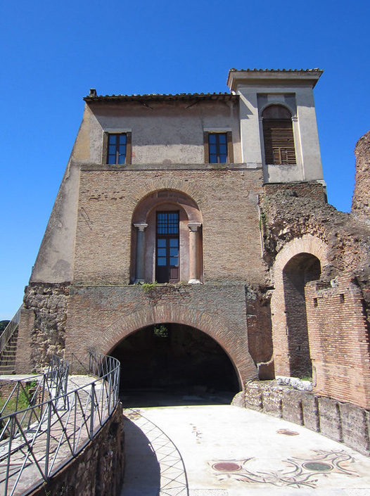 La Domus Flavia en el Palatino