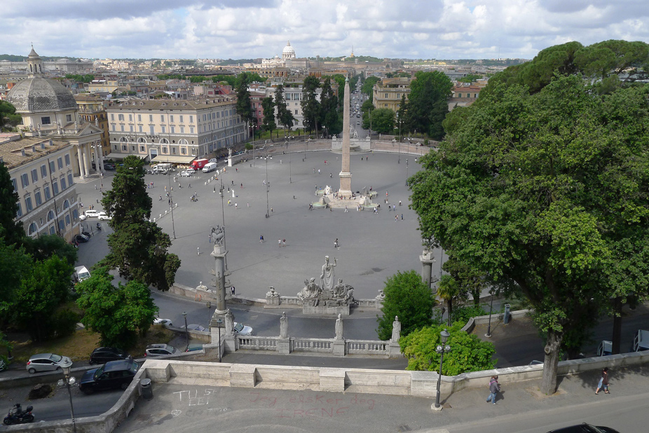 Plaza del Popolo en Roma