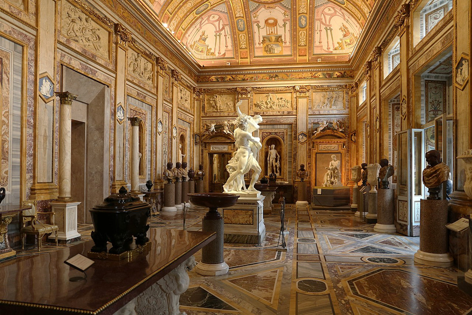 Galería Borghese, galería de emperadores