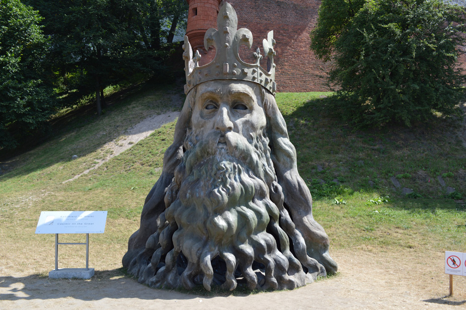 Escultura de Casimiro III el Grande