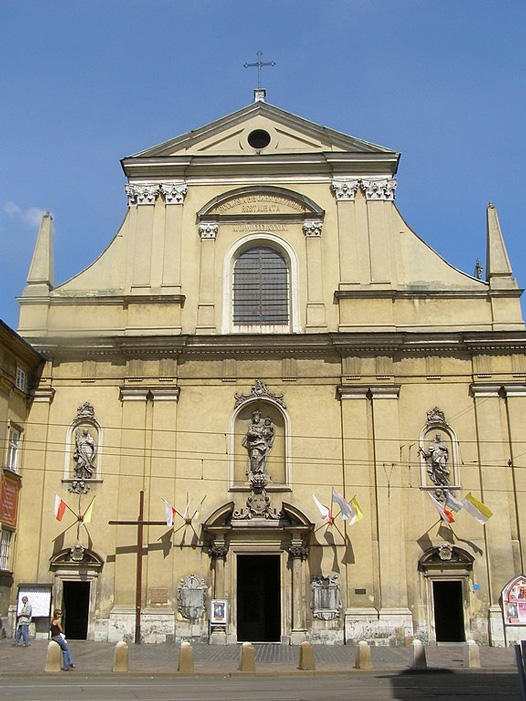 La iglesia de la Visitación de Nuestra Señora en Cracovia