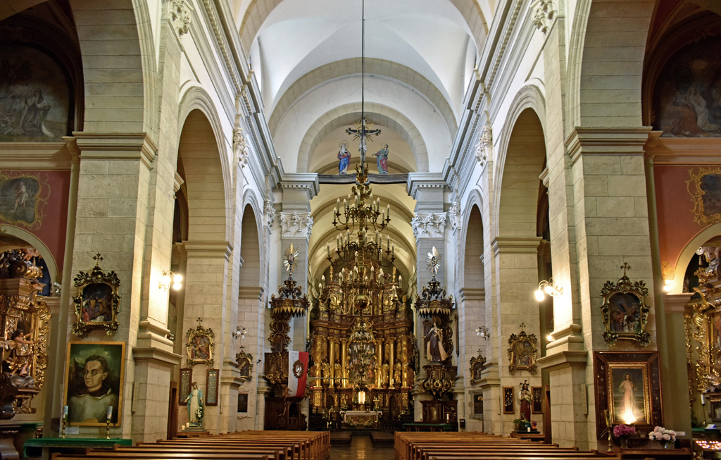 La iglesia de la Visitación de Nuestra Señora en Cracovia