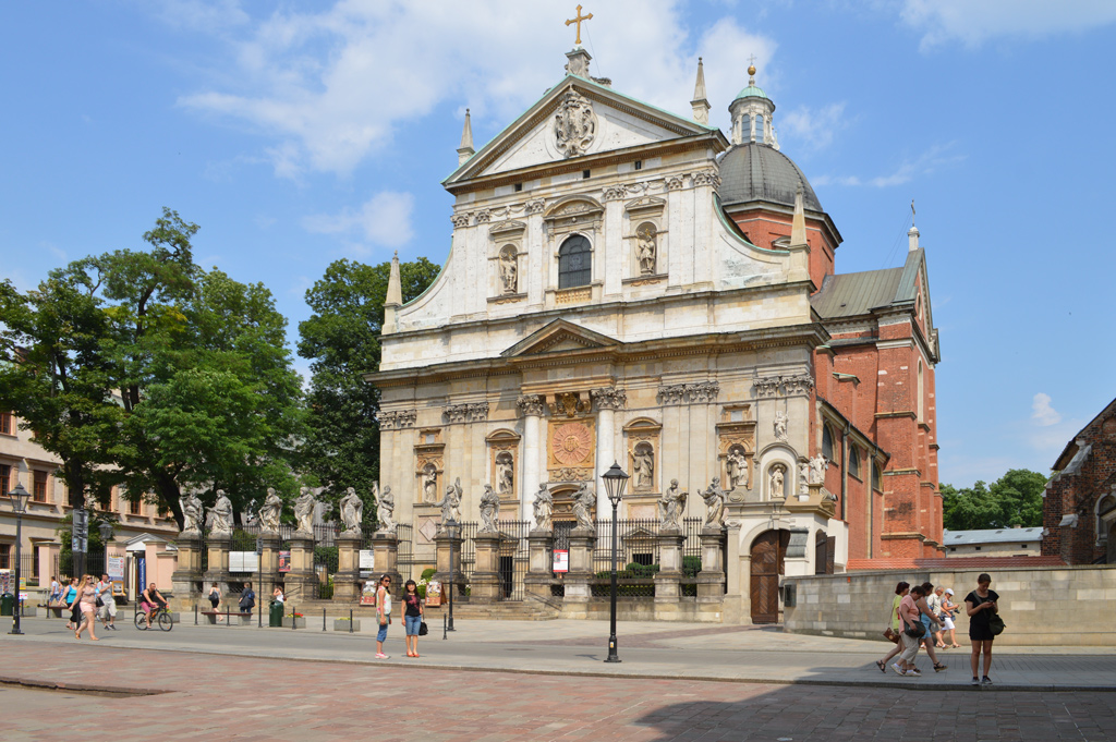 Basílica de los santos Pedro y Pablo en Cracovia