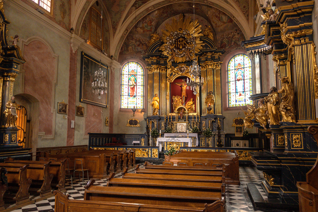 Interior de la Iglesia de Santa Bárbara