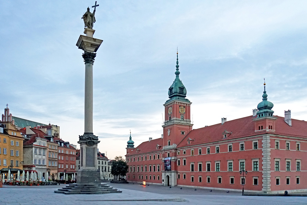La Plaza del Castillo en Varsovia