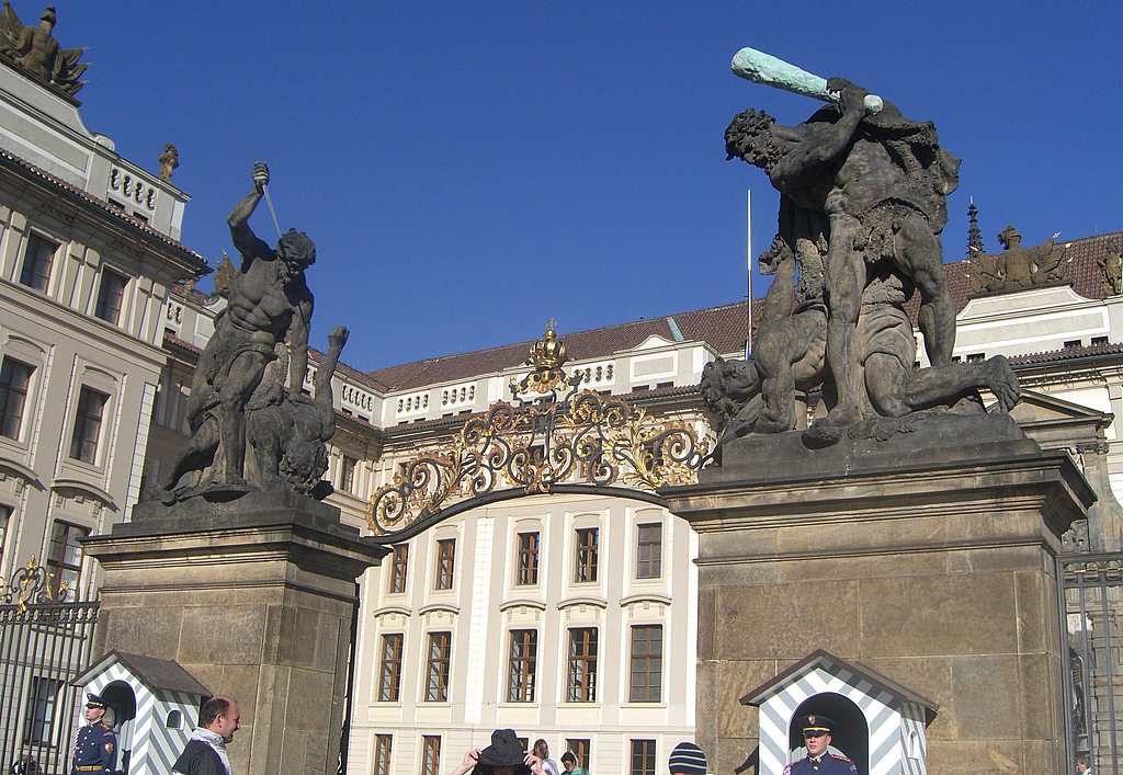 La entrada al Castillo de Praga