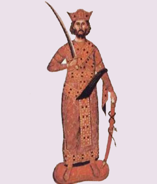 Basilio I, fallecido en Constantinopla