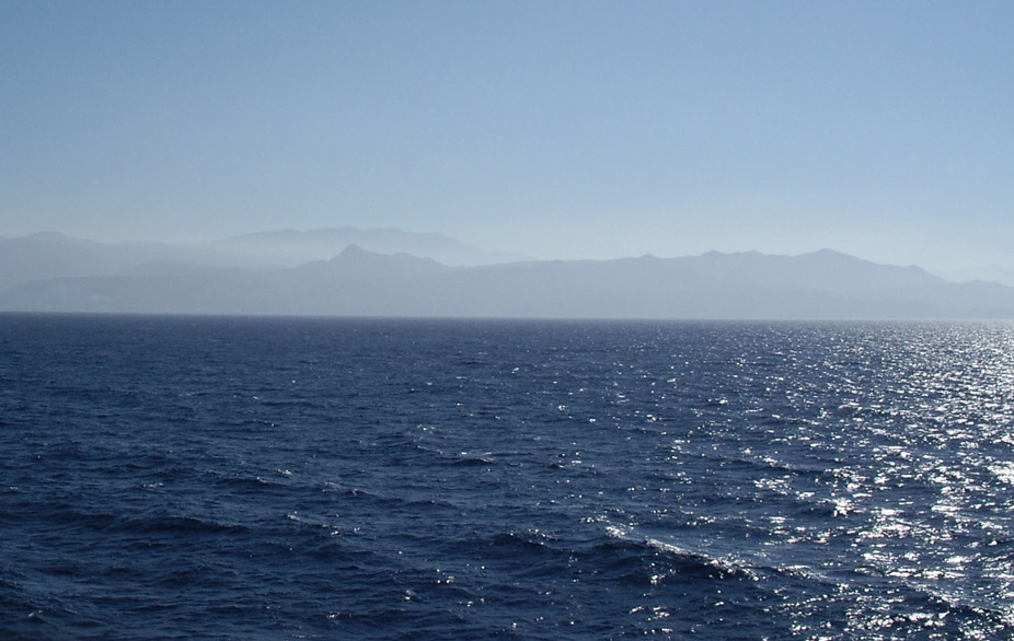 La costa norte de Creta
