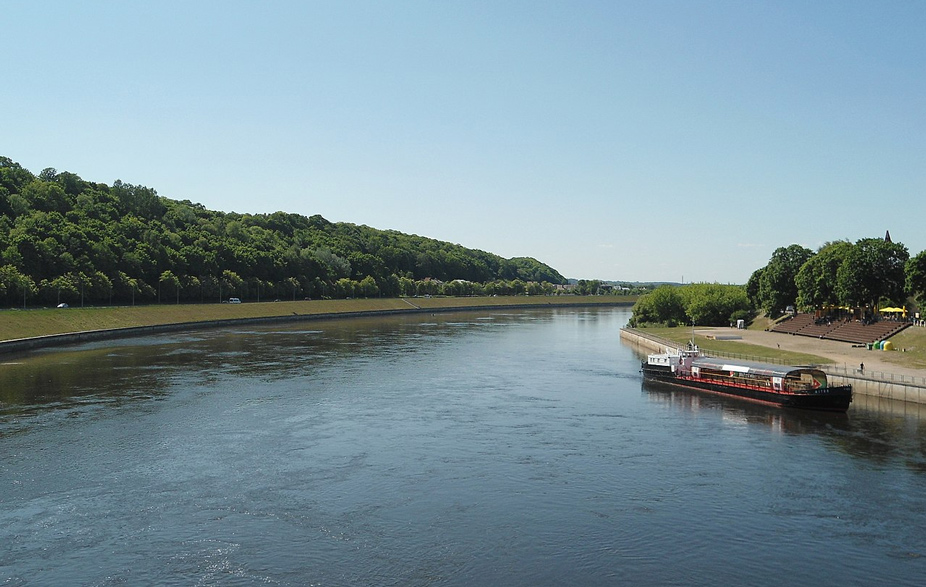 El río Niemen a su paso por Kaunas