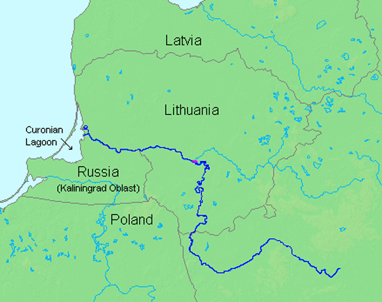 Recorrido del río Niemen