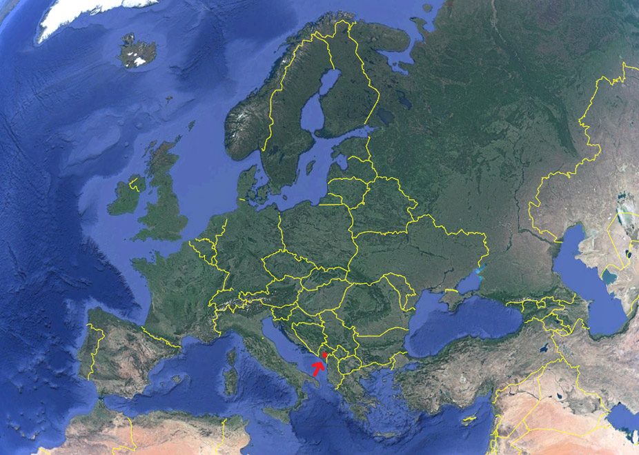 Situación de Podgorica