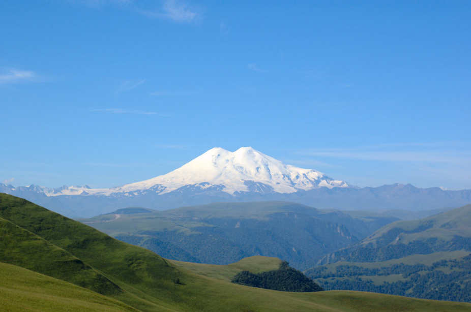 Monte Elbrus visto desde el Monte Shatgatmaz