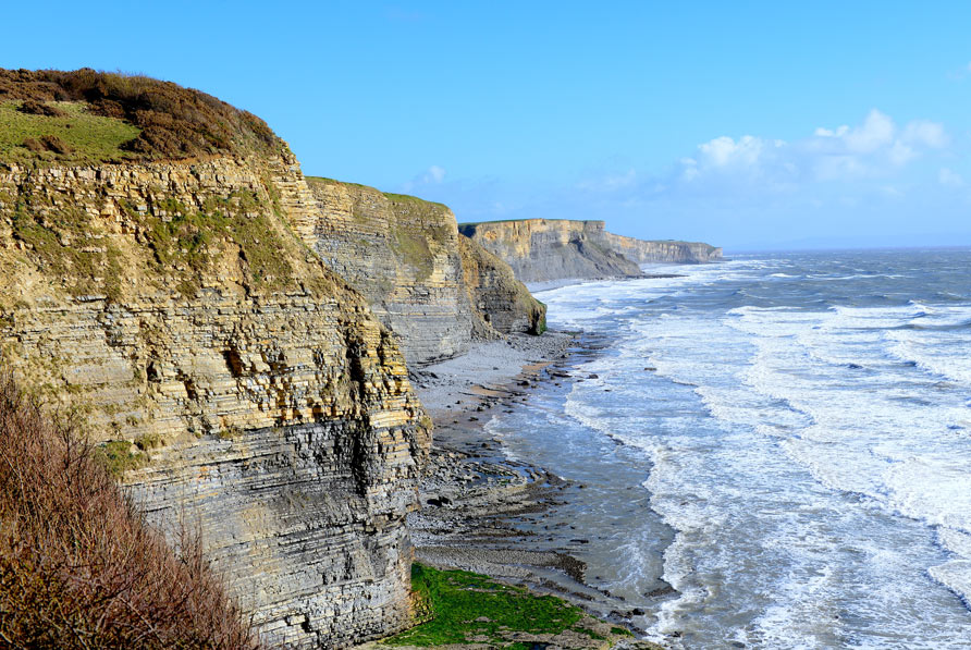 La costa del sur de gales
