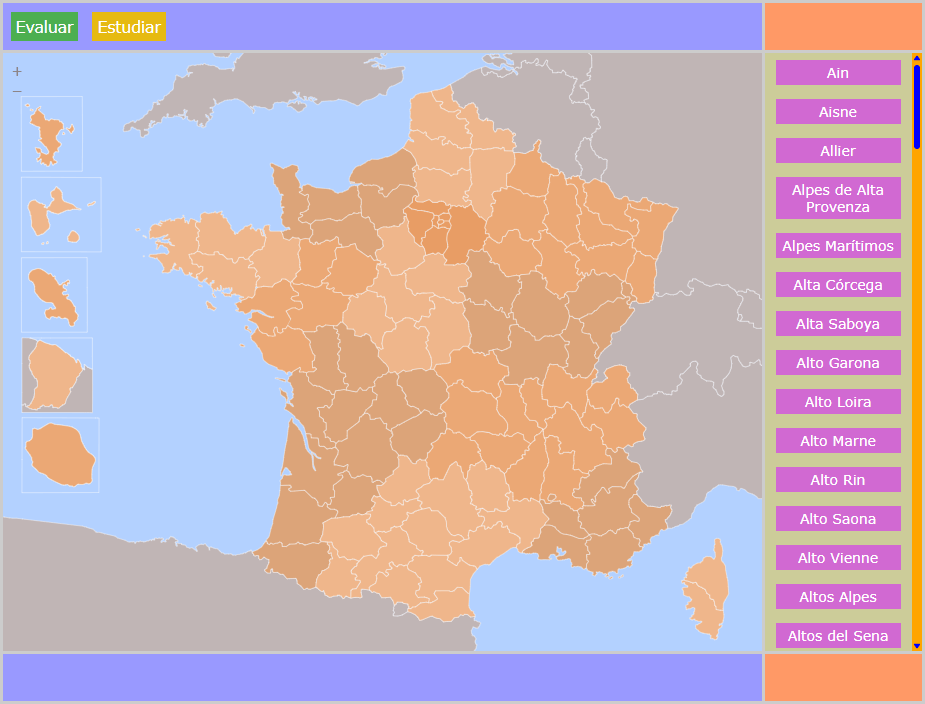 Mapa de Francia