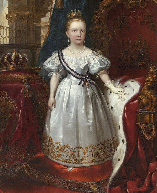 Isabel II de niña